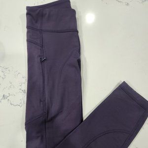Girls l 12 Athleta Snow Problem Tight Legging purple plum
